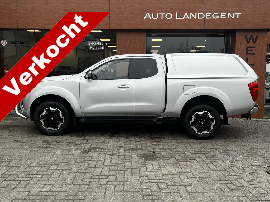 Nissan Navara 2.3 dCi N-Connecta King Cab 3500 kg trekgewicht | Bullbar | Hard top | Lederen bekleding | ex. BTW 51619650-0.jpg | Auto Flikweert