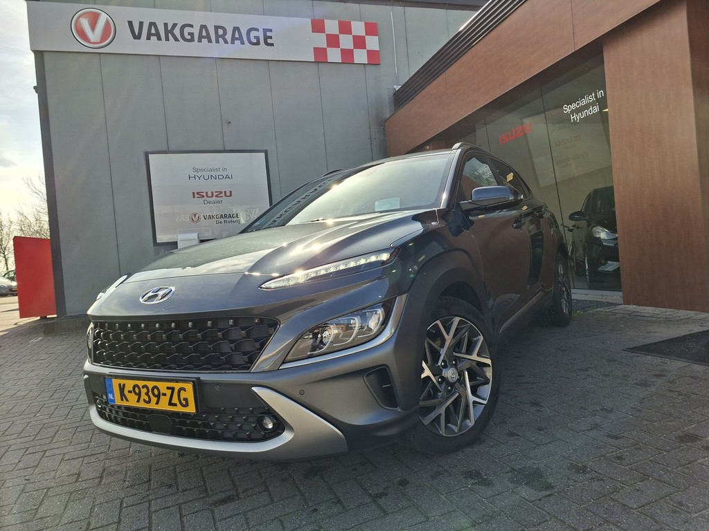 Hyundai Kona 1.6 GDI HEV Premium | Lederen bekleding | Stoel/stuur verwarming en koeling | Trekhaak 52110332-3.jpg | Auto Flikweert